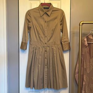 Quintessential pleated shirt dress! VINTAGE 90s NWOT